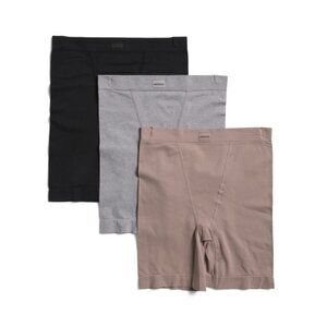 DANSKIN Rose Multi 3pk Seamless Slip Shorts